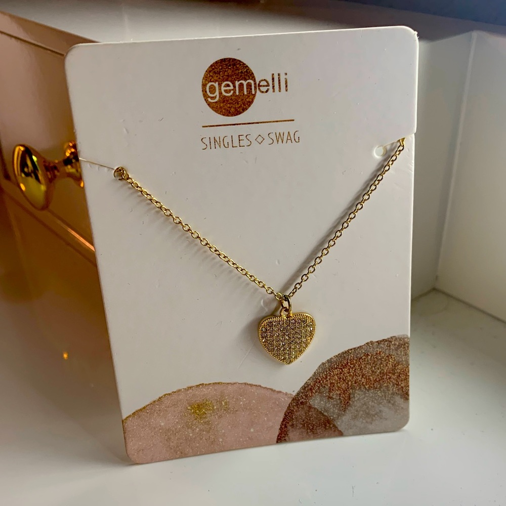 Gemelli Heart Necklace
